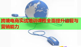 跨境电商实战培训课程全面提升运营与营销能力
