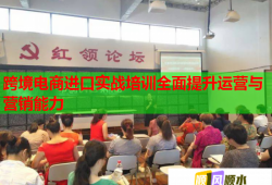 跨境电商进口实战培训全面提升运营与营销能力