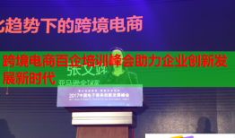 跨境电商百企培训峰会助力企业创新发展新时代