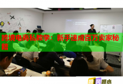 跨境电商私教学：新手速成百万卖家秘籍