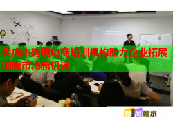 娄底市跨境电商培训机构助力企业拓展国际市场新机遇