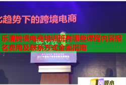乐清跨境电商培训班有哪些课程内容报名费用及联系方式全面指南