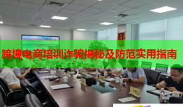 跨境电商培训诈骗揭秘及防范实用指南