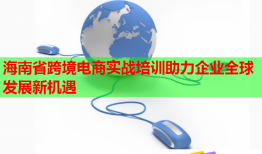 海南省跨境电商实战培训助力企业全球发展新机遇