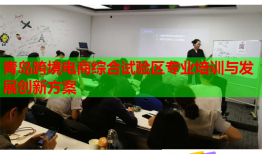 青岛跨境电商综合试验区专业培训与发展创新方案