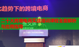 二十大跨境电商实战培训课程全面解析与应用指导