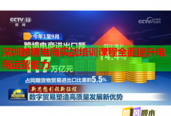 深圳跨境电商实战培训课程全面提升电商运营能力