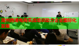 湖州跨境电商实战培训助力企业国际化发展