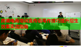 跨境电商培训宣传语写作技巧提升招生效果实战指南