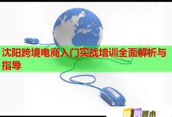 沈阳跨境电商入门实战培训全面解析与指导