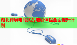 湖北跨境电商实战培训课程全面提升计划